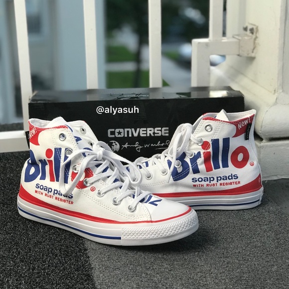brillo pad converse